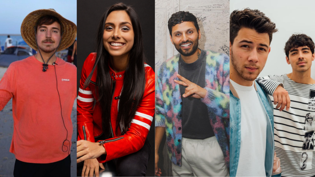 2023 Streamy Awards winners included MrBeast, Michelle Khare, Jonas Brothers, Jay Shetty, and Marques Brownlee