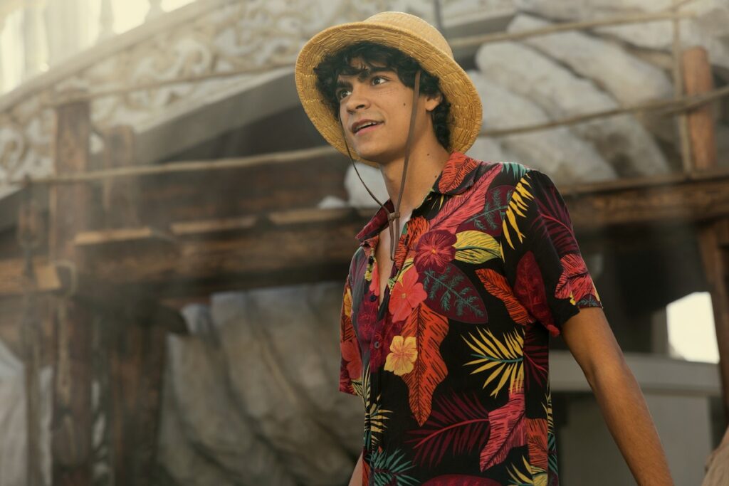 Image of Luffy (Iñaki Godoy), the ebullient main character of the epic pirate adventure saga